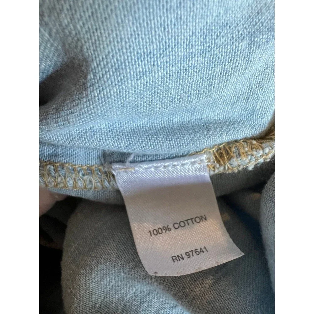 J. Jill Denim light wash denim tunic size M - Picture 4 of 5